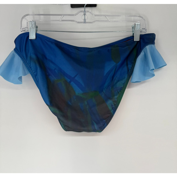 NWT Hot Topic X Disney The Little Mermaid Bikini Bottom Sz XL Blue Ariel Ruffled - Picture 2 of 10